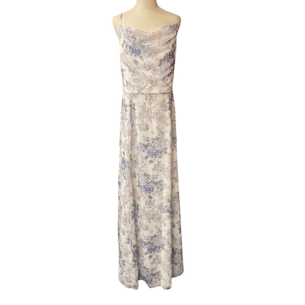NWT WAYF The Wesley‎ Etched Roses Cowl Neck Gown Plus Size XXL Fomal Party - Picture 2 of 14